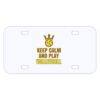 Personalized 3 X 6 Heavy Duty Acrylic / Plastic License Plate Thumbnail