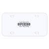 Personalized 3 X 6 Heavy Duty Acrylic / Plastic License Plate Thumbnail