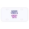 Personalized 3 X 6 Heavy Duty Acrylic / Plastic License Plate Thumbnail