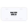 Personalized 3 X 6 Heavy Duty Acrylic / Plastic License Plate Thumbnail