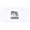 Personalized 3 X 6 Heavy Duty Acrylic / Plastic License Plate Thumbnail