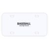 Personalized 3 X 6 Heavy Duty Acrylic / Plastic License Plate Thumbnail