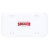 Personalized 3 X 6 Heavy Duty Acrylic / Plastic License Plate Thumbnail