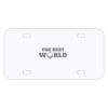 Personalized 3 X 6 Heavy Duty Acrylic / Plastic License Plate Thumbnail