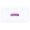 Personalized 3 X 6 Heavy Duty Acrylic / Plastic License Plate Thumbnail