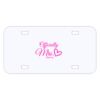 Personalized 3 X 6 Heavy Duty Acrylic / Plastic License Plate Thumbnail
