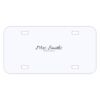 Personalized 3 X 6 Heavy Duty Acrylic / Plastic License Plate Thumbnail
