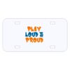 Personalized 3 X 6 Heavy Duty Acrylic / Plastic License Plate Thumbnail