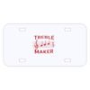 Personalized 3 X 6 Heavy Duty Acrylic / Plastic License Plate Thumbnail