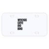 Personalized 3 X 6 Heavy Duty Acrylic / Plastic License Plate Thumbnail