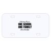 Personalized 3 X 6 Heavy Duty Acrylic / Plastic License Plate Thumbnail