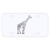 Personalized 3 X 6 Heavy Duty Acrylic / Plastic License Plate Thumbnail