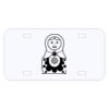 Personalized 3 X 6 Heavy Duty Acrylic / Plastic License Plate Thumbnail