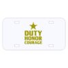 Personalized 3 X 6 Heavy Duty Acrylic / Plastic License Plate Thumbnail