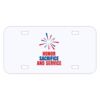 Personalized 3 X 6 Heavy Duty Acrylic / Plastic License Plate Thumbnail