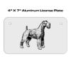 4 X 7 Aluminum License Plate  Thumbnail