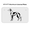 4 X 7 Aluminum License Plate  Thumbnail