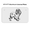 4 X 7 Aluminum License Plate  Thumbnail