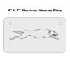 4 X 7 Aluminum License Plate  Thumbnail