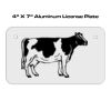 4 X 7 Aluminum License Plate  Thumbnail