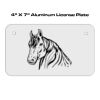 4 X 7 Aluminum License Plate  Thumbnail