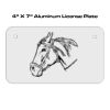 4 X 7 Aluminum License Plate  Thumbnail