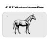 4 X 7 Aluminum License Plate  Thumbnail