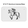 4 X 7 Aluminum License Plate  Thumbnail