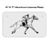 4 X 7 Aluminum License Plate  Thumbnail
