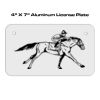 4 X 7 Aluminum License Plate  Thumbnail