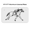 4 X 7 Aluminum License Plate  Thumbnail
