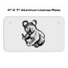 4 X 7 Aluminum License Plate  Thumbnail