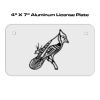 4 X 7 Aluminum License Plate  Thumbnail