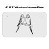 4 X 7 Aluminum License Plate  Thumbnail