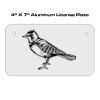 4 X 7 Aluminum License Plate  Thumbnail