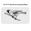 4 X 7 Aluminum License Plate  Thumbnail