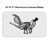 4 X 7 Aluminum License Plate  Thumbnail