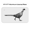4 X 7 Aluminum License Plate  Thumbnail