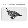 4 X 7 Aluminum License Plate  Thumbnail