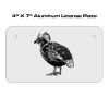 4 X 7 Aluminum License Plate  Thumbnail