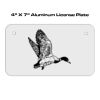 4 X 7 Aluminum License Plate  Thumbnail