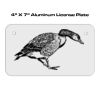 4 X 7 Aluminum License Plate  Thumbnail