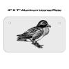 4 X 7 Aluminum License Plate  Thumbnail