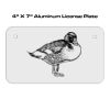 4 X 7 Aluminum License Plate  Thumbnail