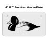 4 X 7 Aluminum License Plate  Thumbnail