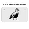 4 X 7 Aluminum License Plate  Thumbnail