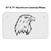 4 X 7 Aluminum License Plate  Thumbnail