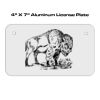 4 X 7 Aluminum License Plate  Thumbnail