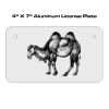 4 X 7 Aluminum License Plate  Thumbnail