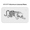 4 X 7 Aluminum License Plate  Thumbnail